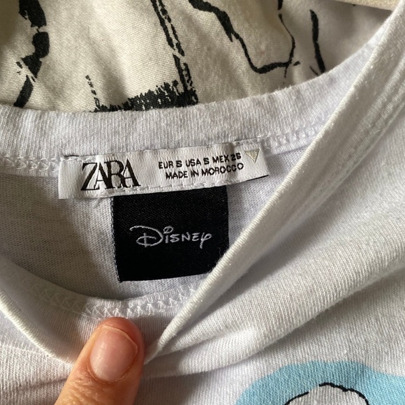 Zara x Disney Mickey & Minnie Tee T-Shirt Small - Picture 4 of 4